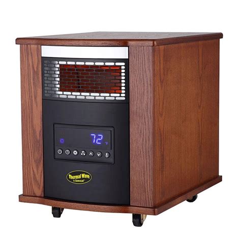 electric wooden box heater|home depot portable heaters electric.